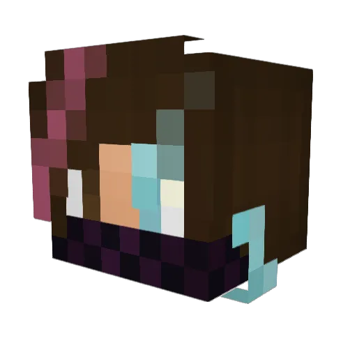JEDIsysy Minecraft avatar head, 3D render