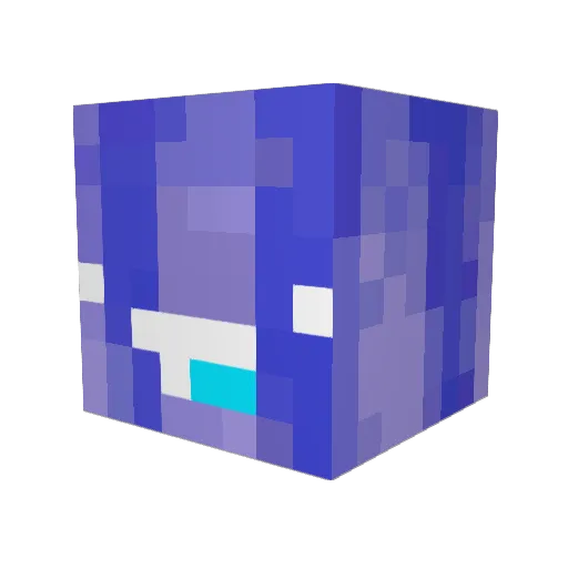 JEEP54 Minecraft avatar head, 3D render