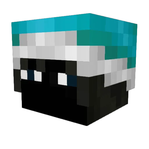 JEFF110 Minecraft avatar head, 3D render