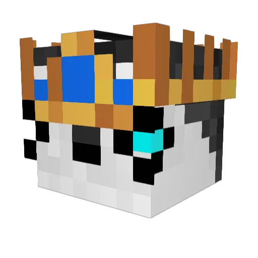 JEFHtheGIANT Minecraft avatar head, 3D render