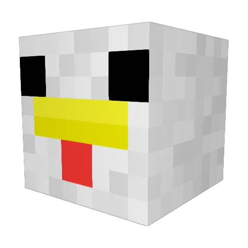 JEGHatton14 Minecraft avatar head, 3D render