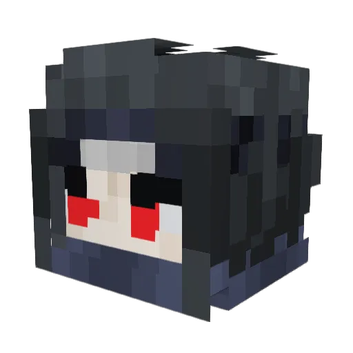 JEG_PAIN Minecraft avatar head, 3D render