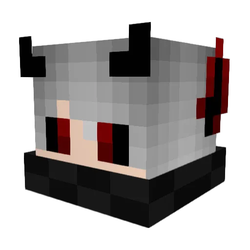JEMSTEPH Minecraft avatar head, 3D render