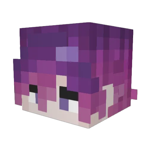 JEOKJIN Minecraft avatar head, 3D render