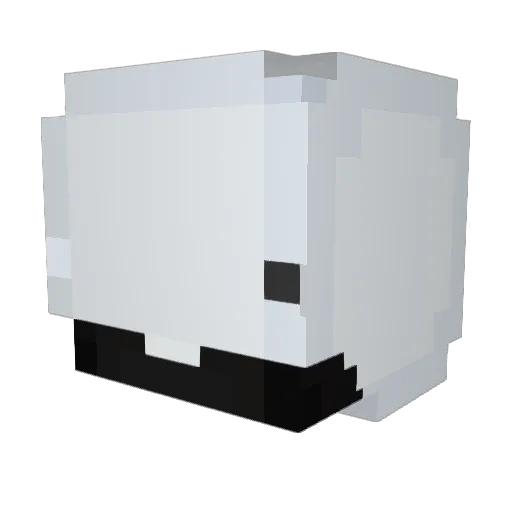 JEP1405 Minecraft avatar head, 3D render