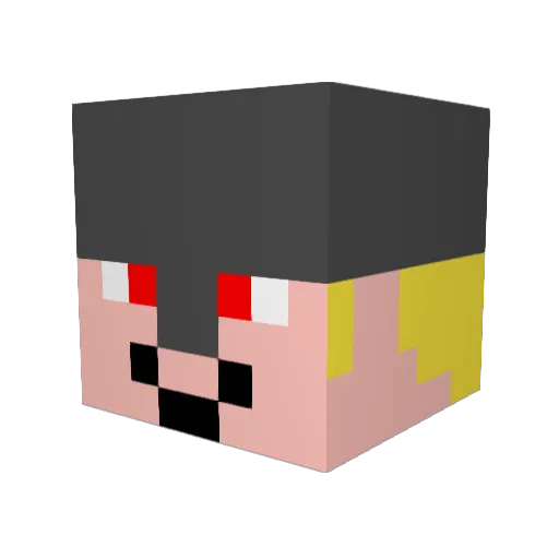 JESPER440 Minecraft avatar head, 3D render