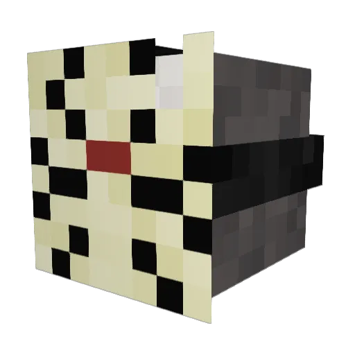 JESSEY11 Minecraft avatar head, 3D render