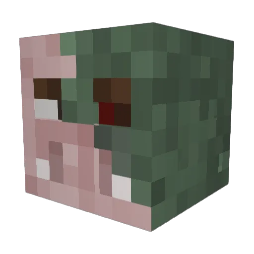 JESSIEPIGMAN Minecraft avatar head, 3D render