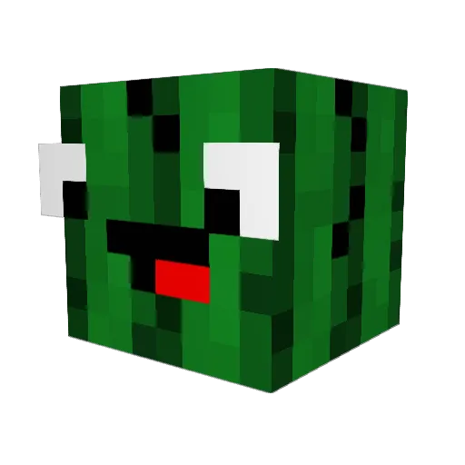 JESSIEX5 Minecraft avatar head, 3D render