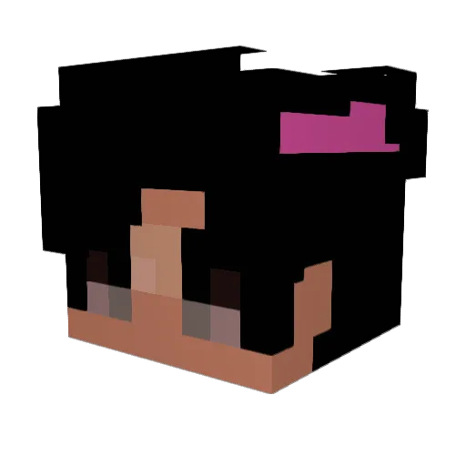 JEZZONE Minecraft avatar head, 3D render