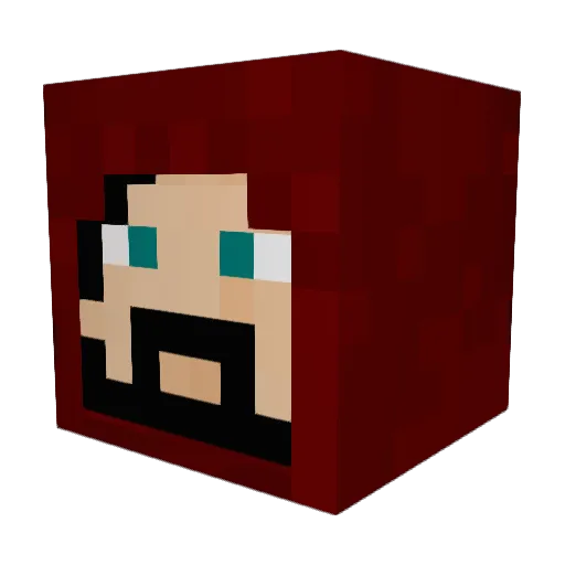 JElLRilLo Minecraft avatar head, 3D render