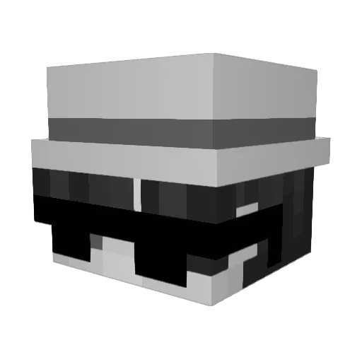 JFB23 Minecraft avatar head, 3D render