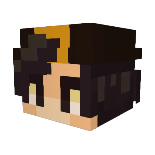 JFFS93 Minecraft avatar head, 3D render