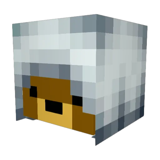 JFK05 Minecraft avatar head, 3D render