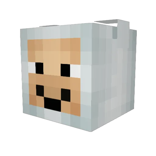 JFROMOH Minecraft avatar head, 3D render