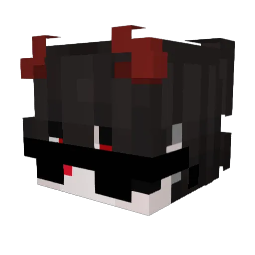 JFYann Minecraft avatar head, 3D render