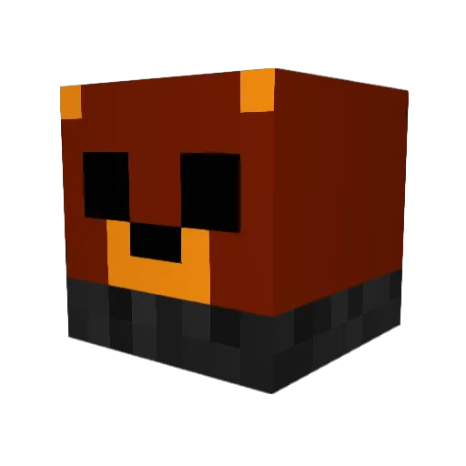 JG16CS Minecraft avatar head, 3D render
