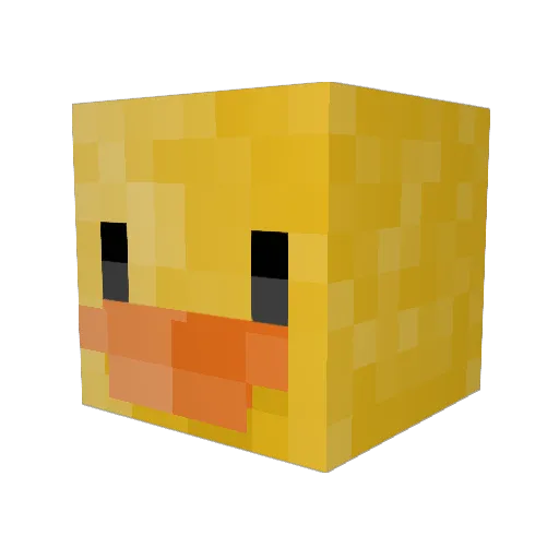 JGG380 Minecraft avatar head, 3D render