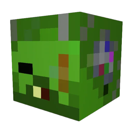 JGGs13 Minecraft avatar head, 3D render