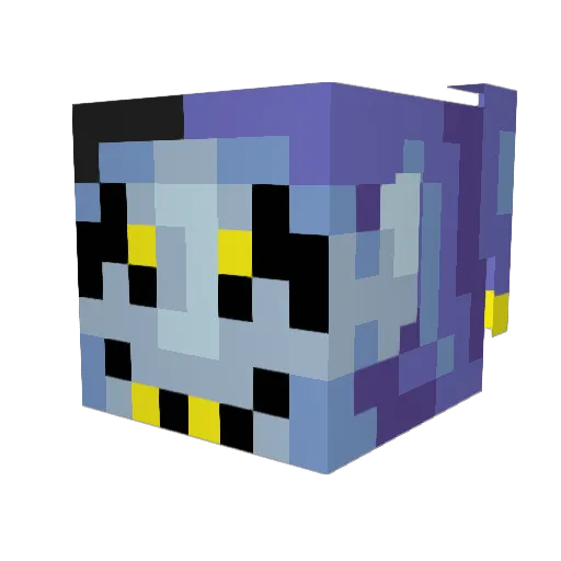 JGPGWGS Minecraft avatar head, 3D render