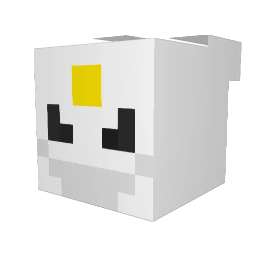 JG_Ayenox Minecraft avatar head, 3D render