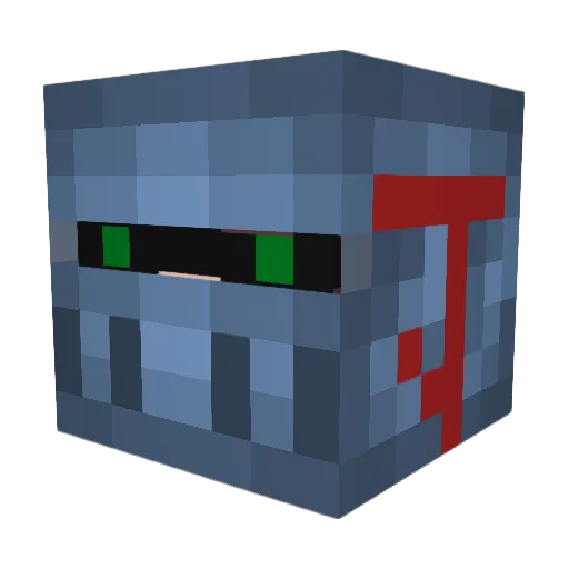 JGamerXone Minecraft avatar head, 3D render