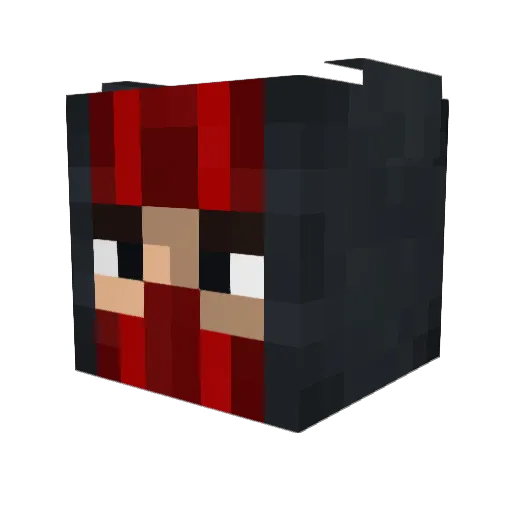 JGlo98 Minecraft avatar head, 3D render