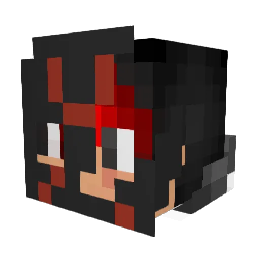 JGrim160 Minecraft avatar head, 3D render