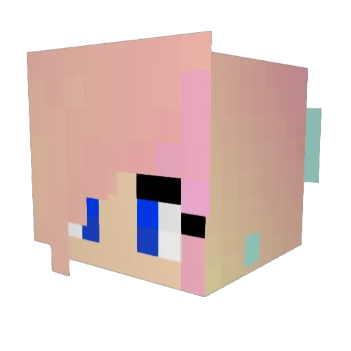 JHChen77 Minecraft avatar head, 3D render