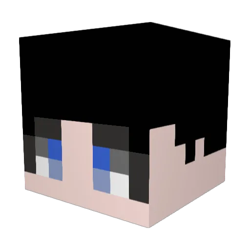 JHL1014 Minecraft avatar head, 3D render