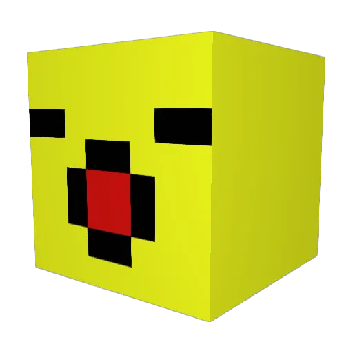 JHOO211 Minecraft avatar head, 3D render