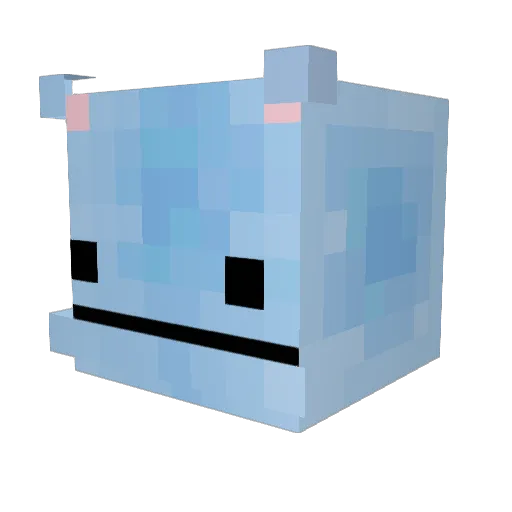 JH_Y811 Minecraft avatar head, 3D render