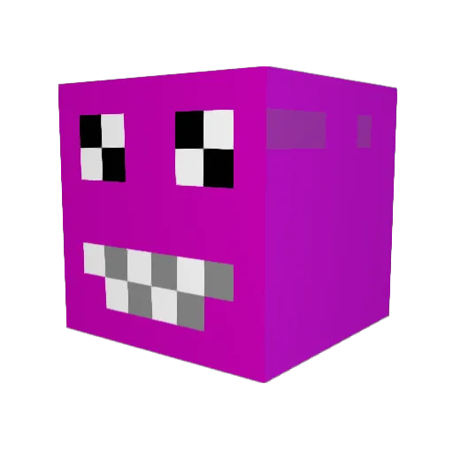 JHell1 Minecraft avatar head, 3D render