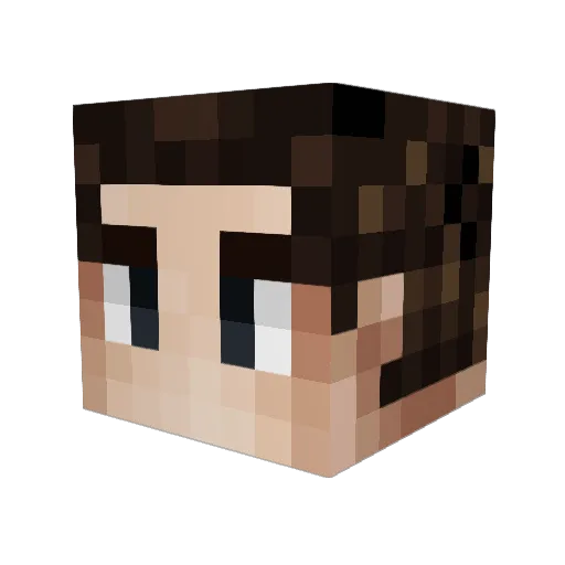 JHenryy Minecraft avatar head, 3D render