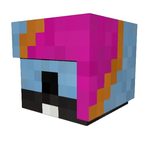 JHenshall Minecraft avatar head, 3D render