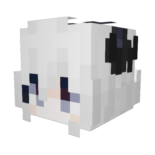 JIANWEI111 Minecraft avatar head, 3D render
