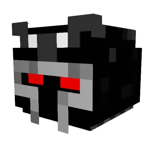 JIERUI Minecraft avatar head, 3D render