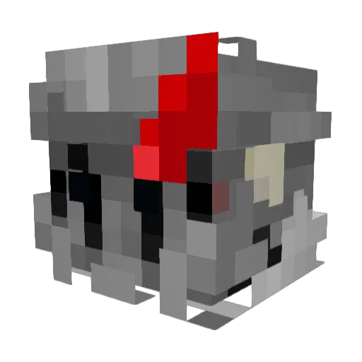 JIGOE Minecraft avatar head, 3D render