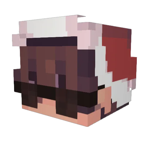 JIMMY444 Minecraft avatar head, 3D render