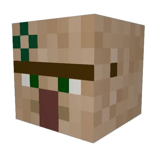 JIMMYDUCK12 Minecraft avatar head, 3D render