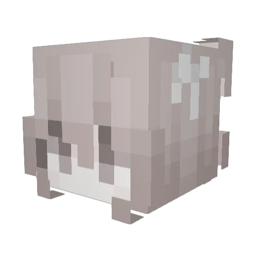 JINGXUAN_X Minecraft avatar head, 3D render