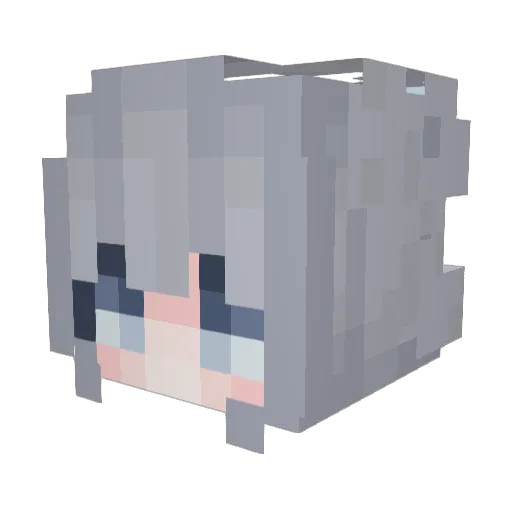 JINGoo810 Minecraft avatar head, 3D render
