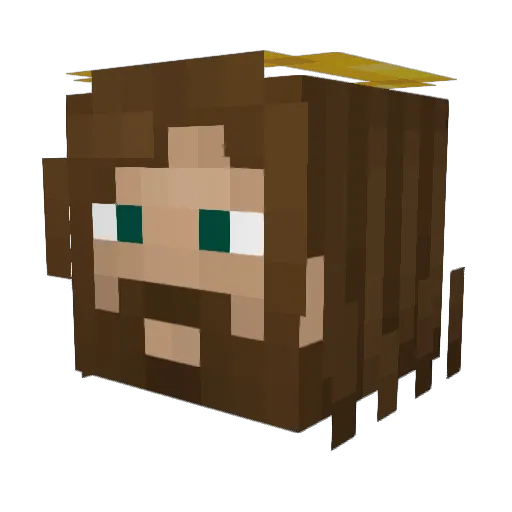 JINHUN2012 Minecraft avatar head, 3D render