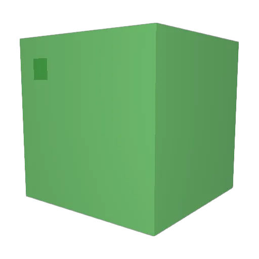 JIOOO_1 Minecraft avatar head, 3D render
