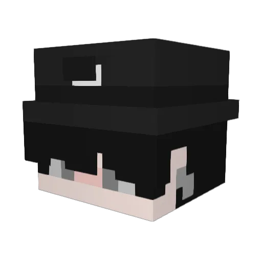 JIUYE2003 Minecraft avatar head, 3D render