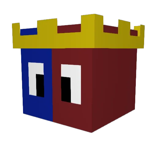 JIYUL0525 Minecraft avatar head, 3D render