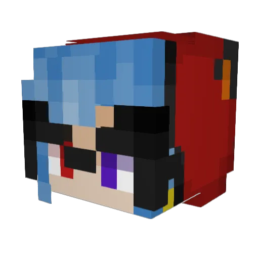 JImbeyyy Minecraft avatar head, 3D render