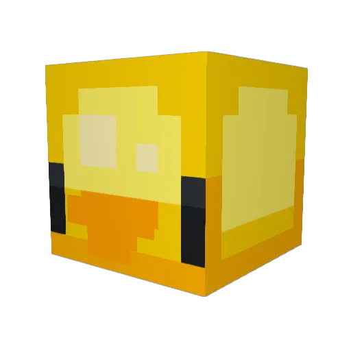 JJ181818 Minecraft avatar head, 3D render