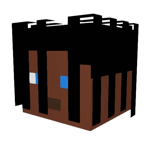 JJ1902 Minecraft avatar head, 3D render
