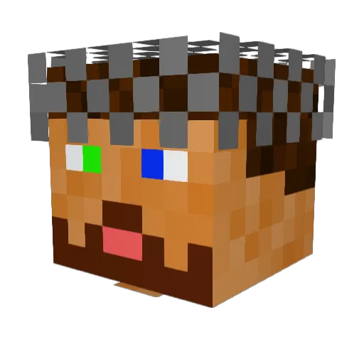 JJACID23 Minecraft avatar head, 3D render